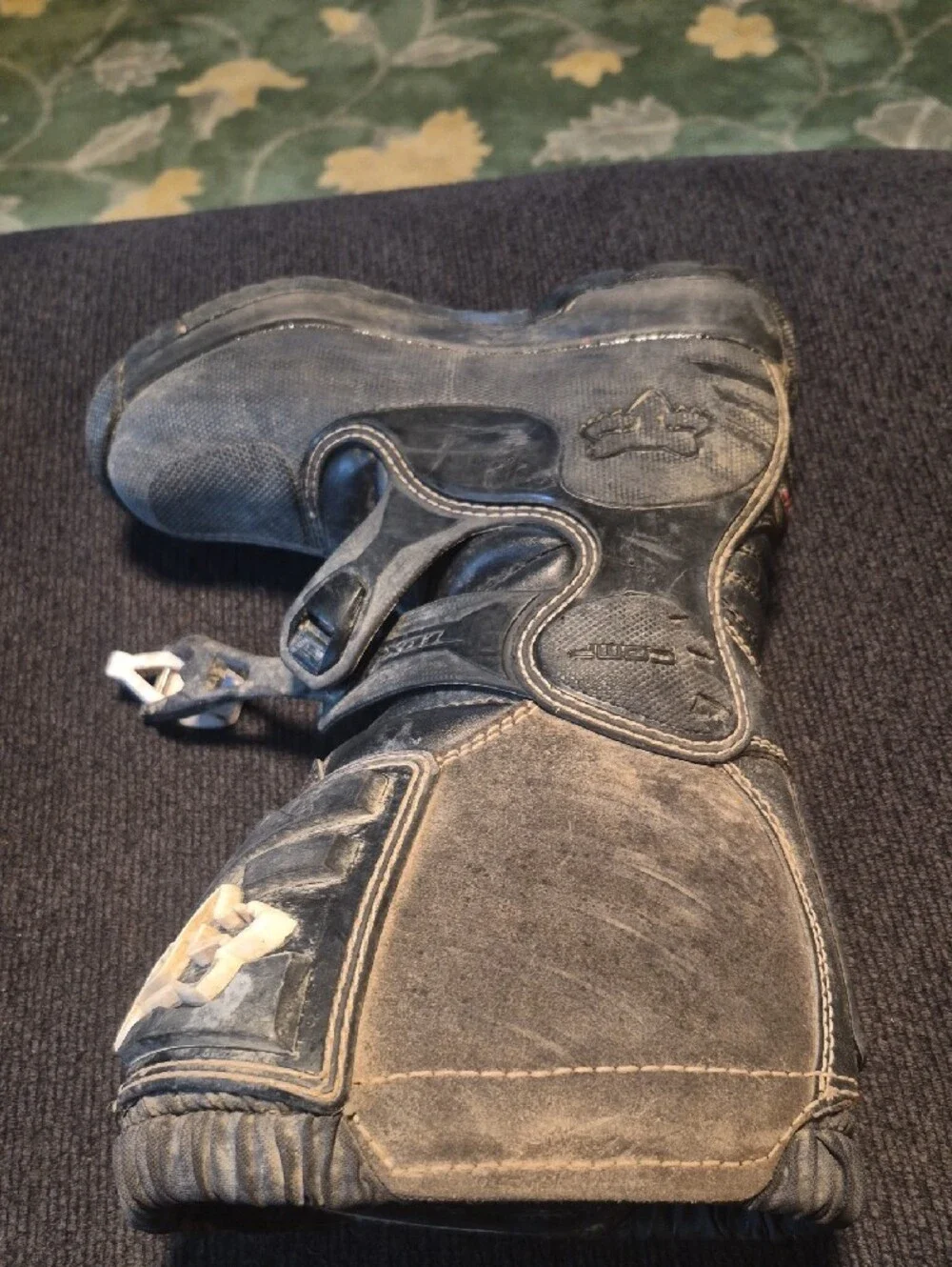 Fox Black and Red Men’s Off-Road MX Boots